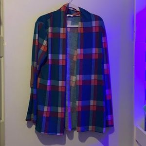 Blue and Red sweater